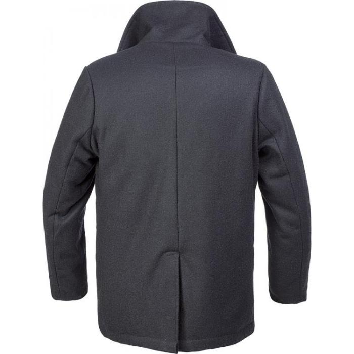 3109 Brandit Pea Coat pánský kabát 3109 2 černá, velikost 2XL