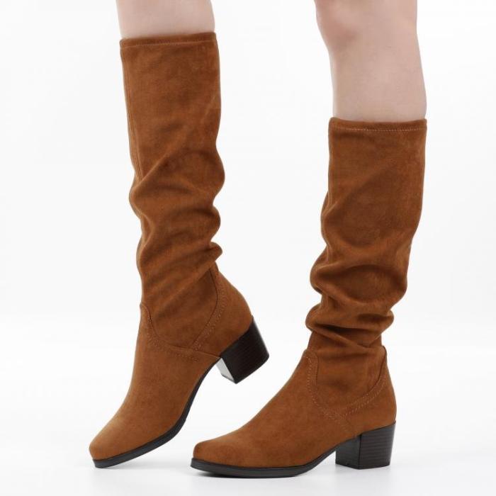 Caprice kozačky stretch 9-25506 brandy, velikost 36