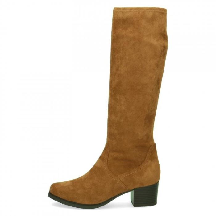 Caprice kozačky stretch 9-25506 brandy