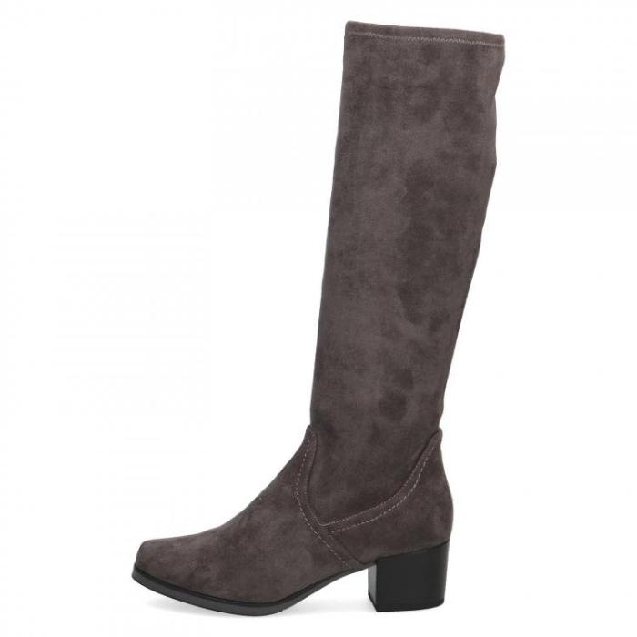 Caprice kozačky stretch 9-25506 dk grey stretch