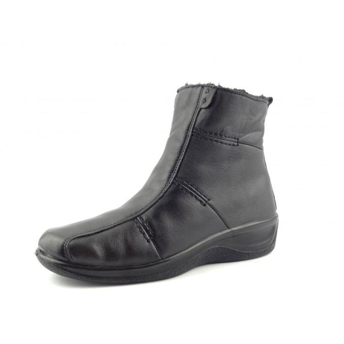 Kotníková obuv černá 4219 FUR, velikost 38