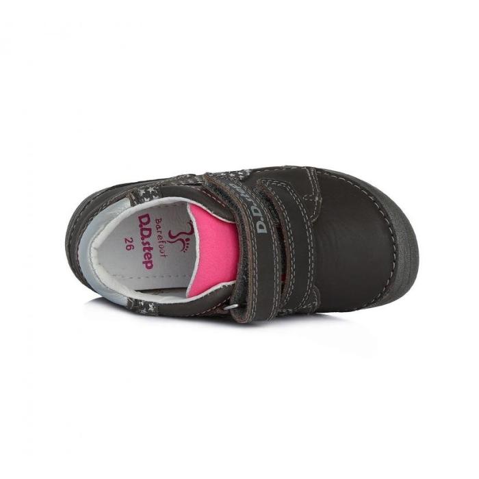 Dětská barefoot obuv D.D.step 063 11BL dark grey, velikost 35