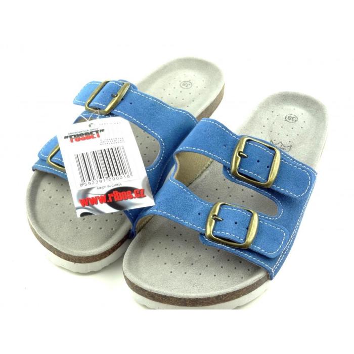 YG820 Nazouvák Ribos sky blue, velikost 37