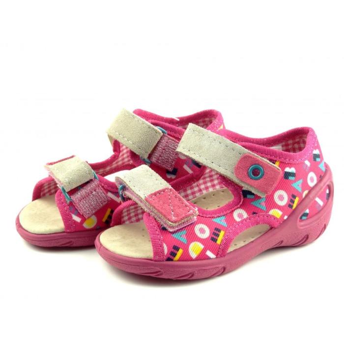 Befado dětské sandály 065P 153 růžová, velikost 21