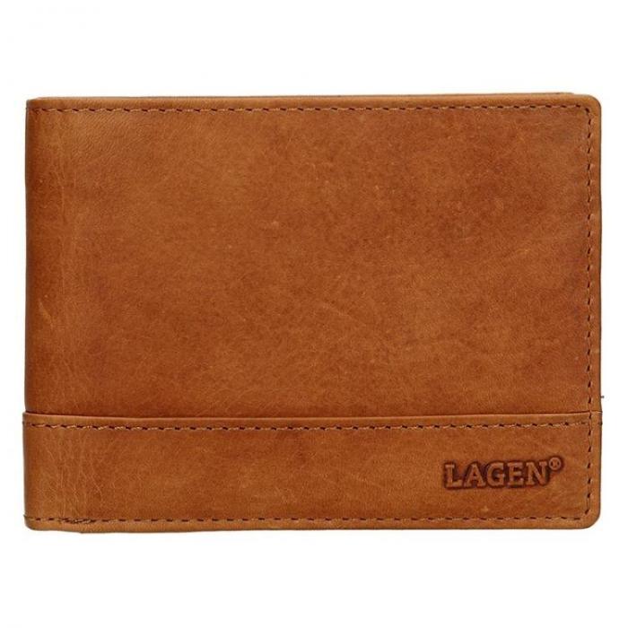 Lagen peněženka LM-64665/V  hnědá
