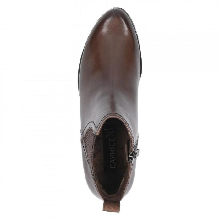 Kotníková obuv hnědá CAPRICE 25301, velikost 38.5